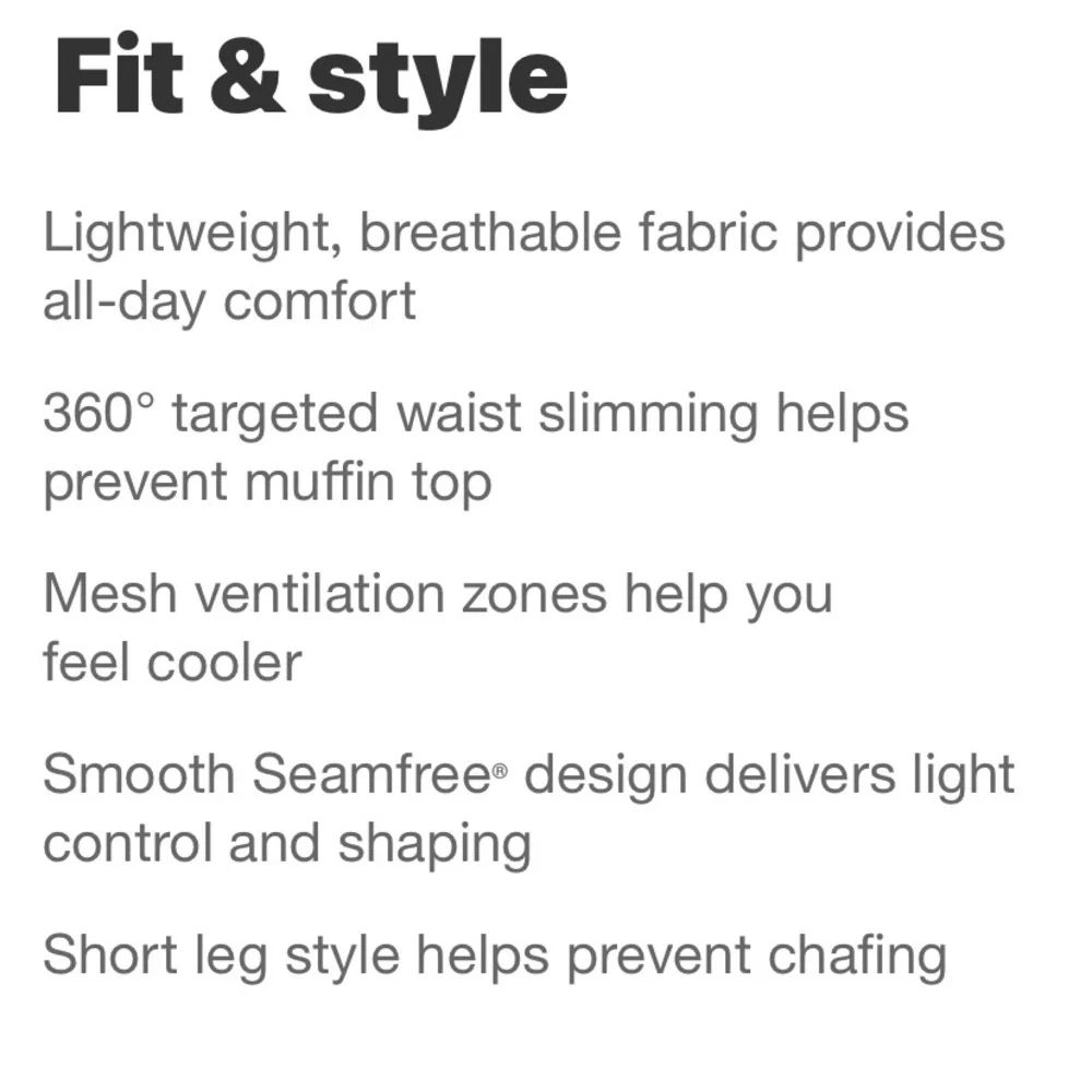 Jockey High-Waist Black Shaping Shorts